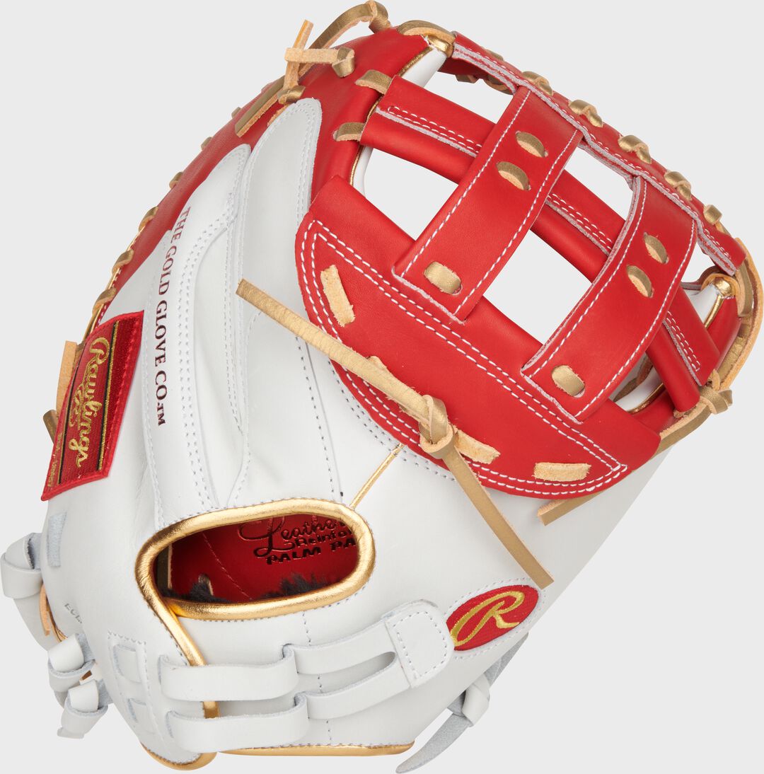 Liberty Advanced Color Series 34 in Catcher's Mitt White/Scarlet - Rawlings
