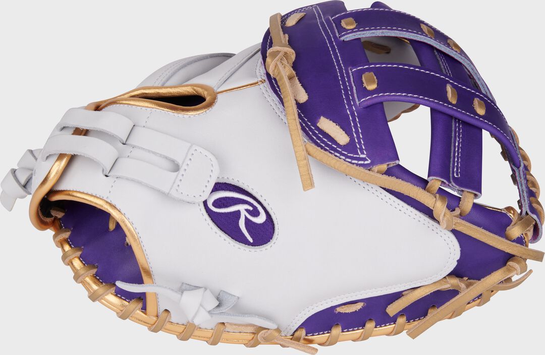 Liberty Advanced Color Series 34 in Catcher's Mitt White/Purple - Rawlings