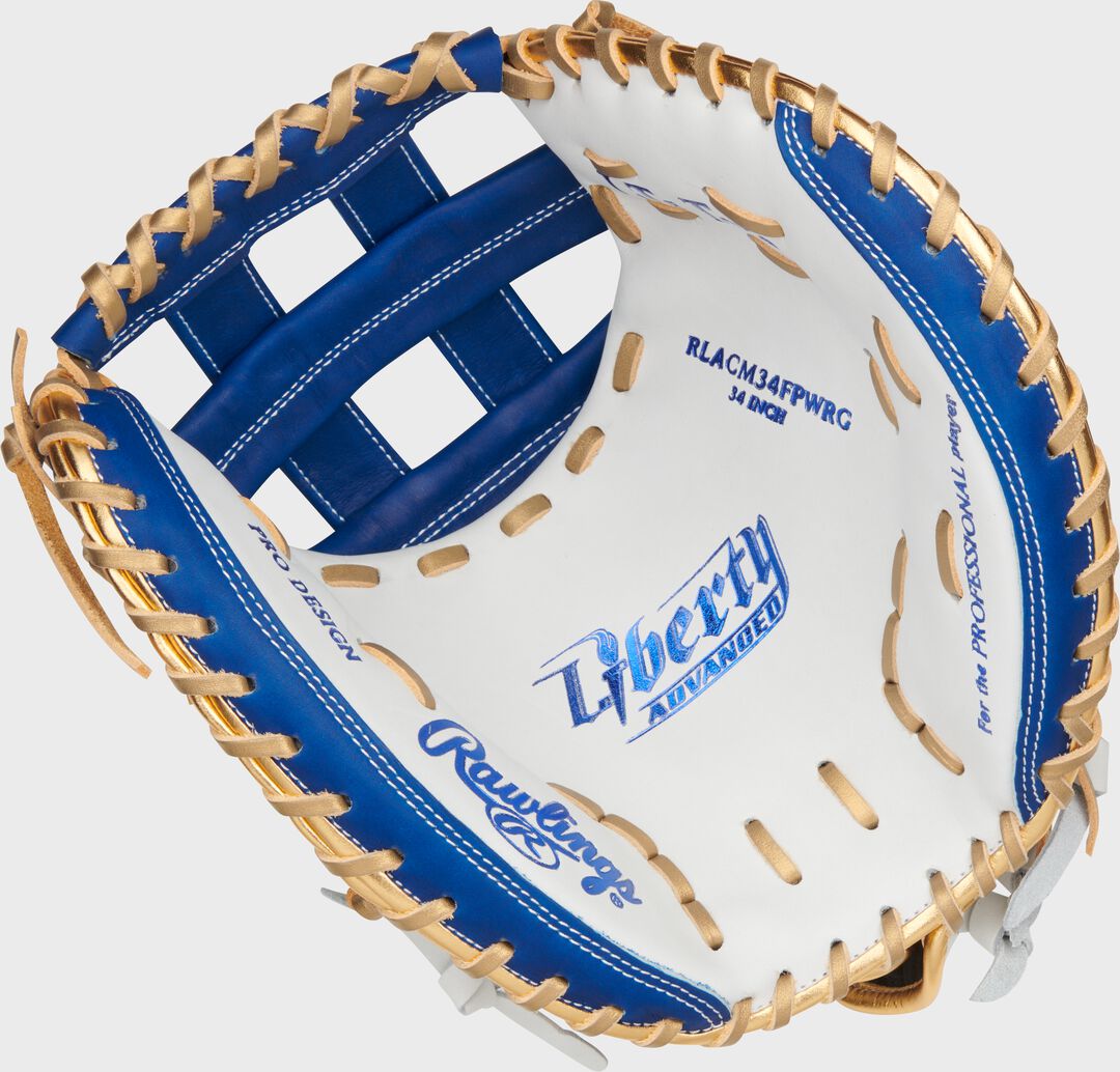 Liberty Advanced Color Series 34 in Catcher's Mitt White/Royal - Rawlings