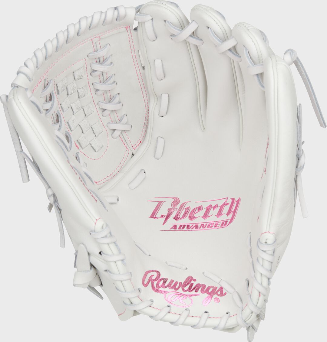 Liberty Advanced Color Series 12.5 in Fastpitch Glove White/Pink - Rawlings