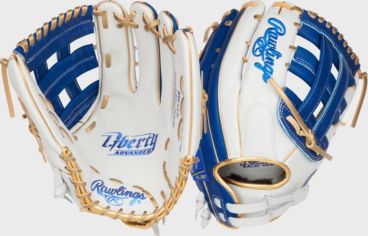 Liberty Advanced Color Series 12.75 in Outfield Glove White/Royal - Rawlings