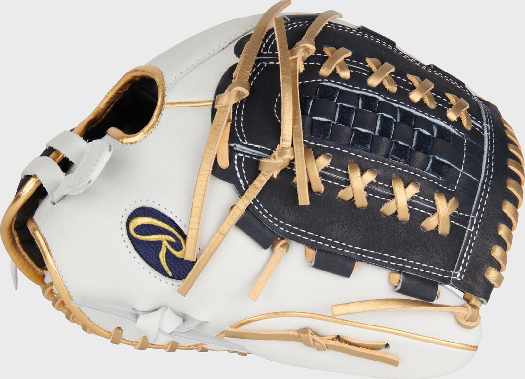Liberty Advanced Color Series 12.5 in Fastpitch Glove White/Navy - Rawlings