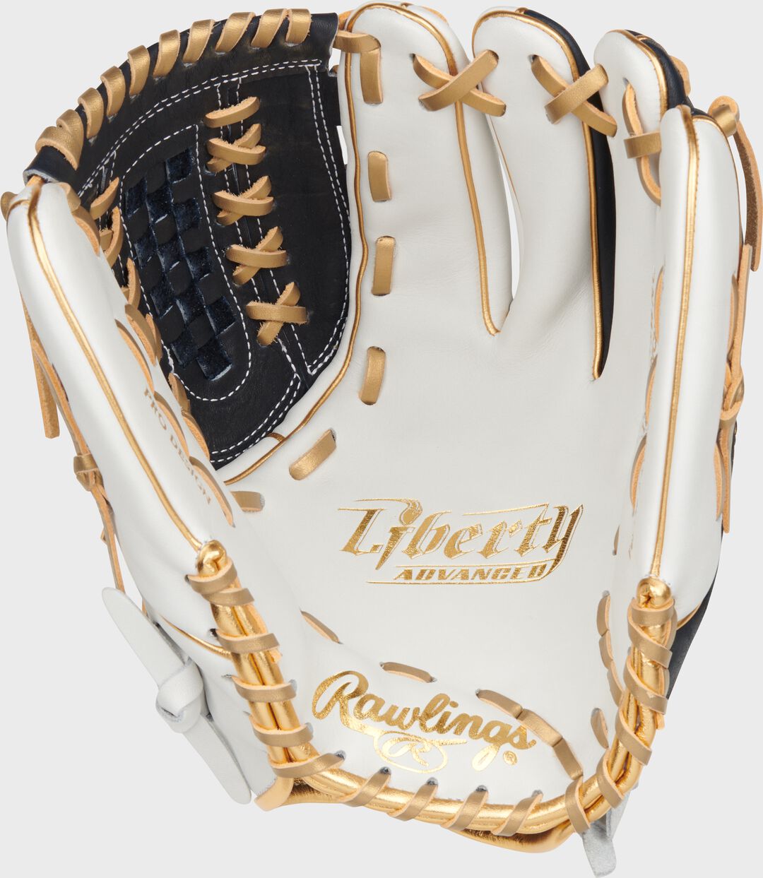 Liberty Advanced Color Series 12.5 in Fastpitch Glove White/Navy - Rawlings