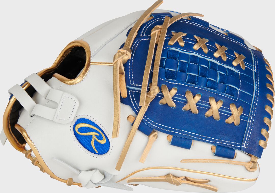 Liberty Advanced Color Series 12.5 in Fastpitch Glove White/Royal - Rawlings