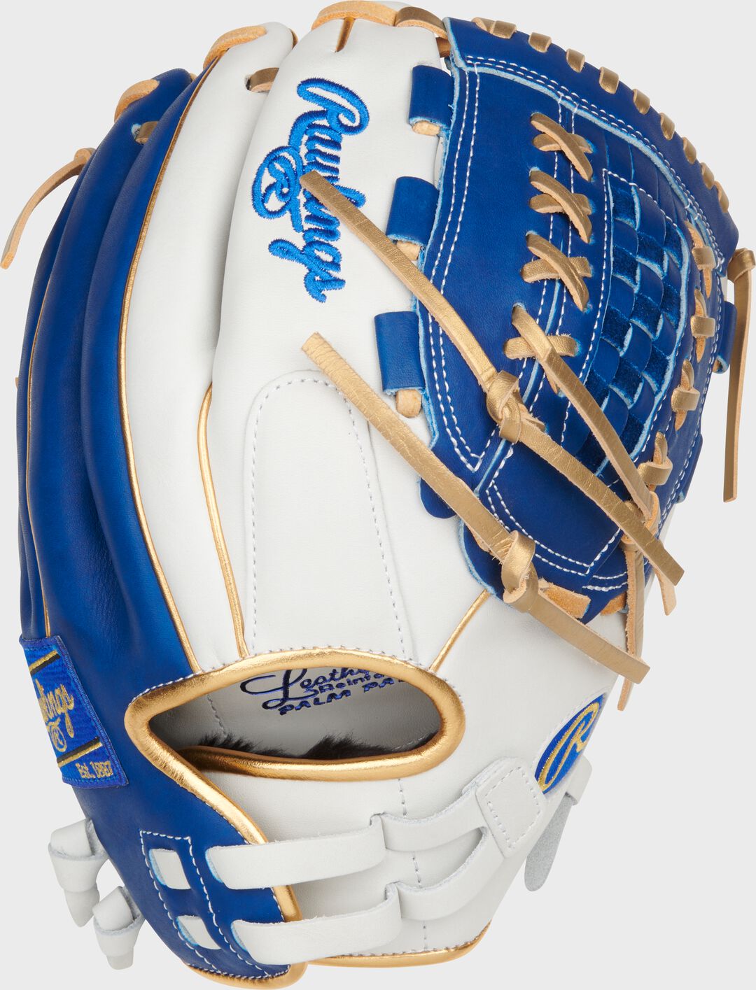 Liberty Advanced Color Series 12.5 in Fastpitch Glove White/Royal - Rawlings