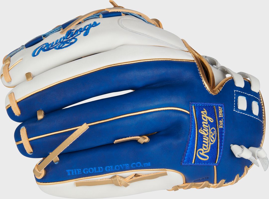 Liberty Advanced Color Series 12.5 in Fastpitch Glove White/Royal - Rawlings