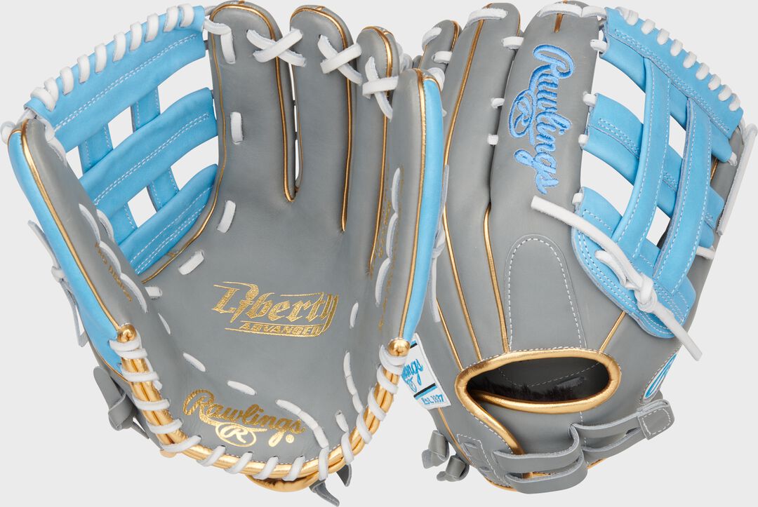 Liberty Advanced Color Series 12.75 in Outfield Glove Gray/Columbia Blue - Rawlings