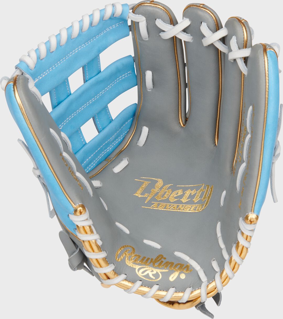 Liberty Advanced Color Series 12.75 in Outfield Glove Gray/Columbia Blue - Rawlings