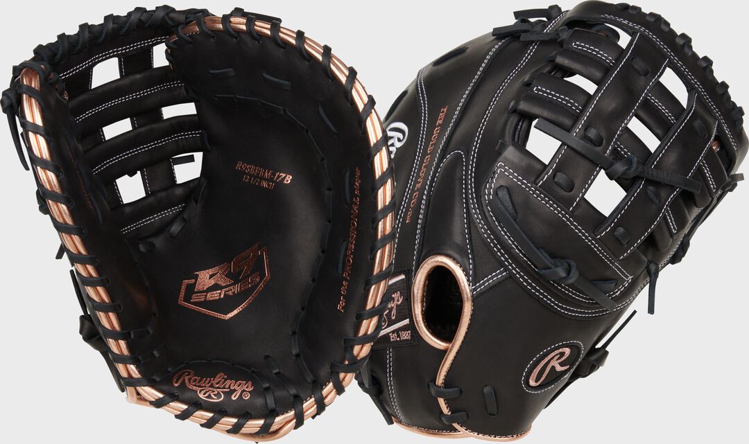 R9 Series 12.5-Inch First Base Fastpitch Mitt - Rawlings