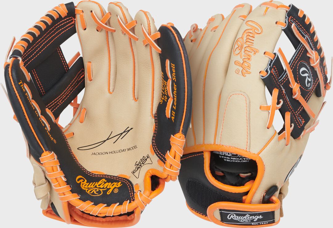 Sure Catch 10-Inch Jackson Holliday Signature Youth Glove Right Hand Throw - Rawlings