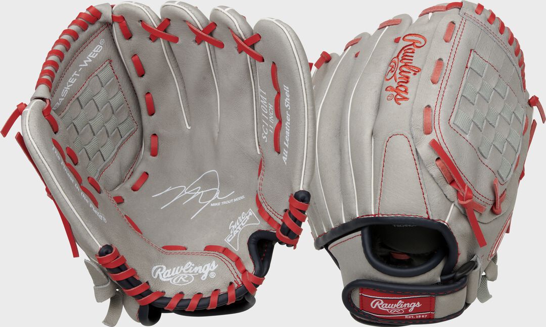 Sure Catch 11-inch Mike Trout Signature Youth Glove - Rawlings