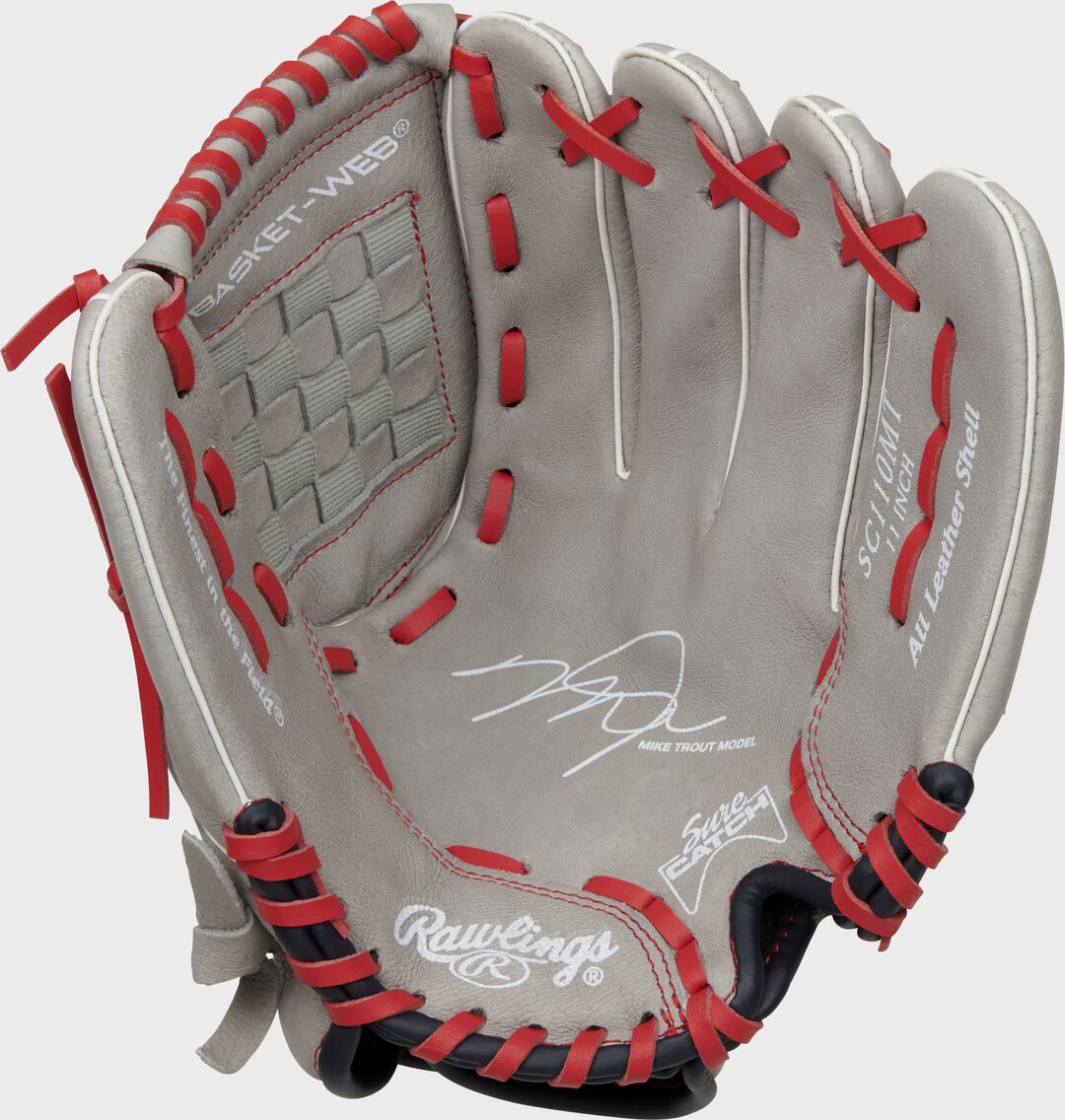 Sure Catch 11-inch Mike Trout Signature Youth Glove - Rawlings