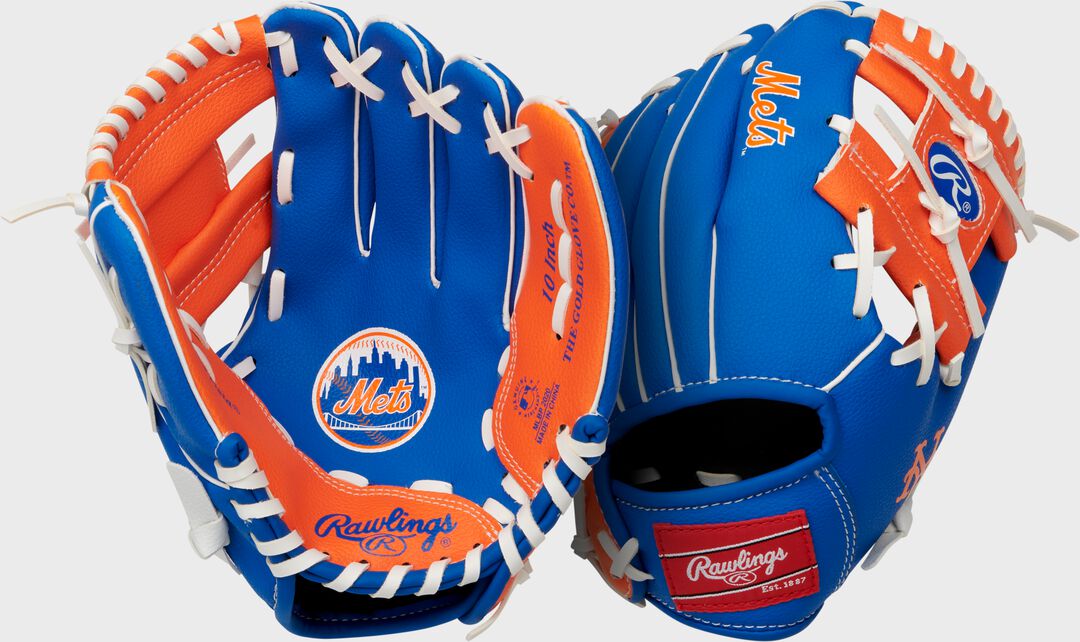 New York Mets 10-Inch Team Logo Glove - Rawlings