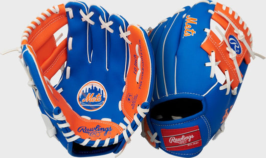 New York Mets 10-Inch Team Logo Glove - Rawlings