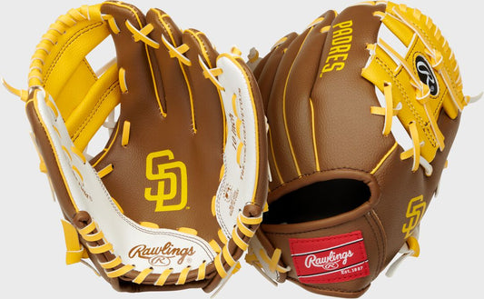 San Diego Padres 10-Inch Team Logo Glove - Rawlings