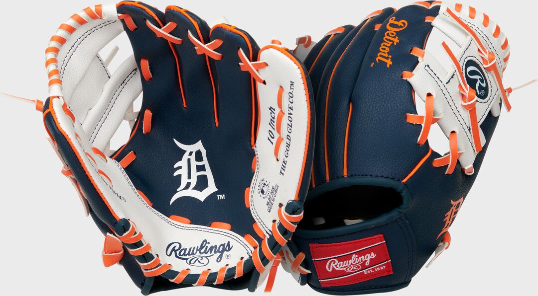 Detroit Tigers 10-Inch Team Logo Glove - Rawlings