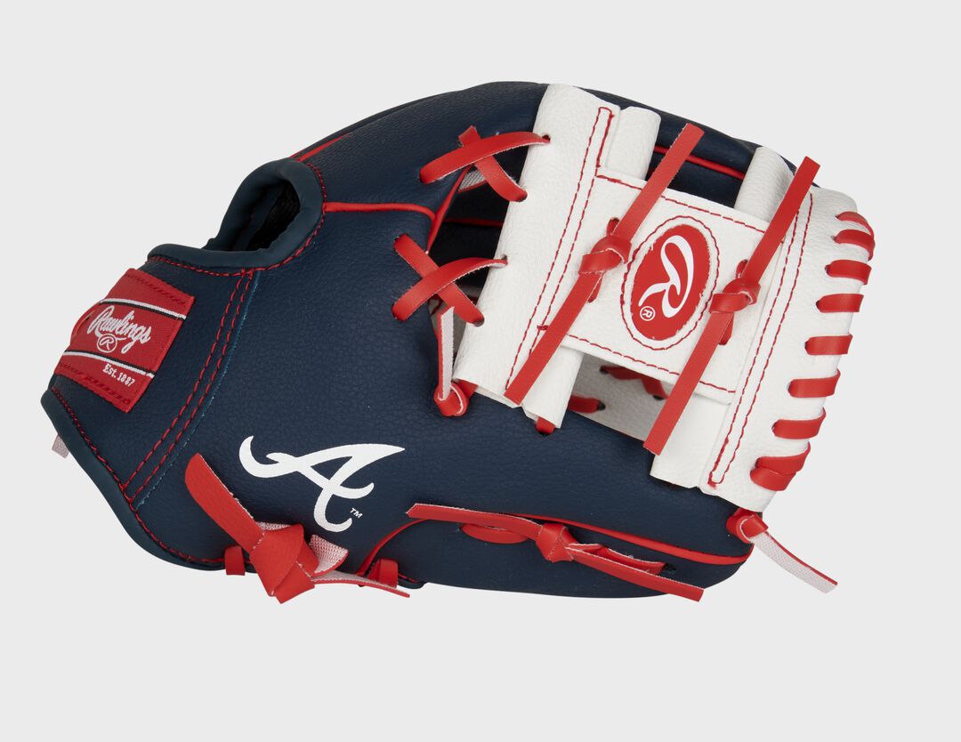 Atlanta Braves 10-Inch Team Logo Glove - Rawlings