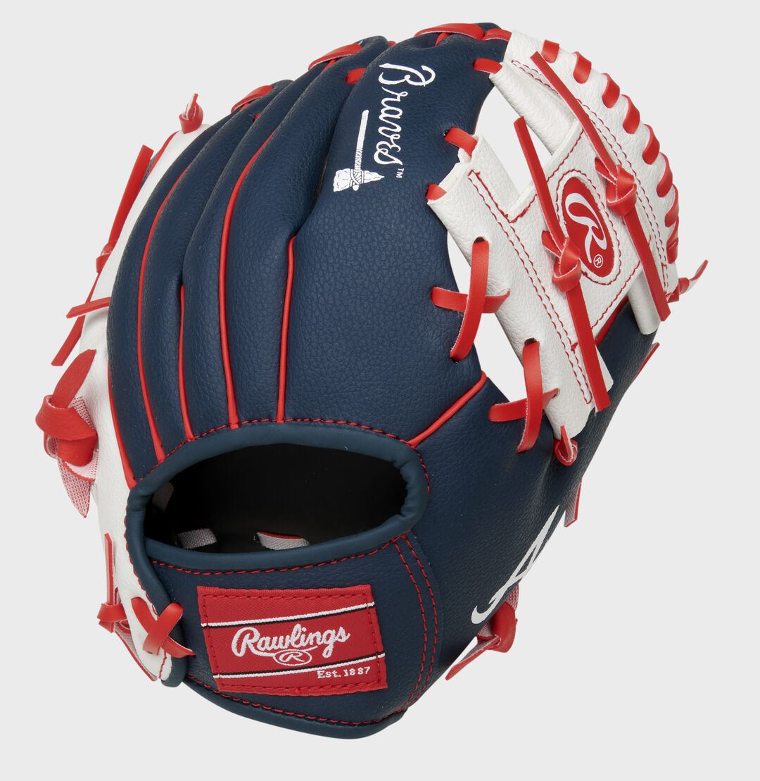 Atlanta Braves 10-Inch Team Logo Glove - Rawlings