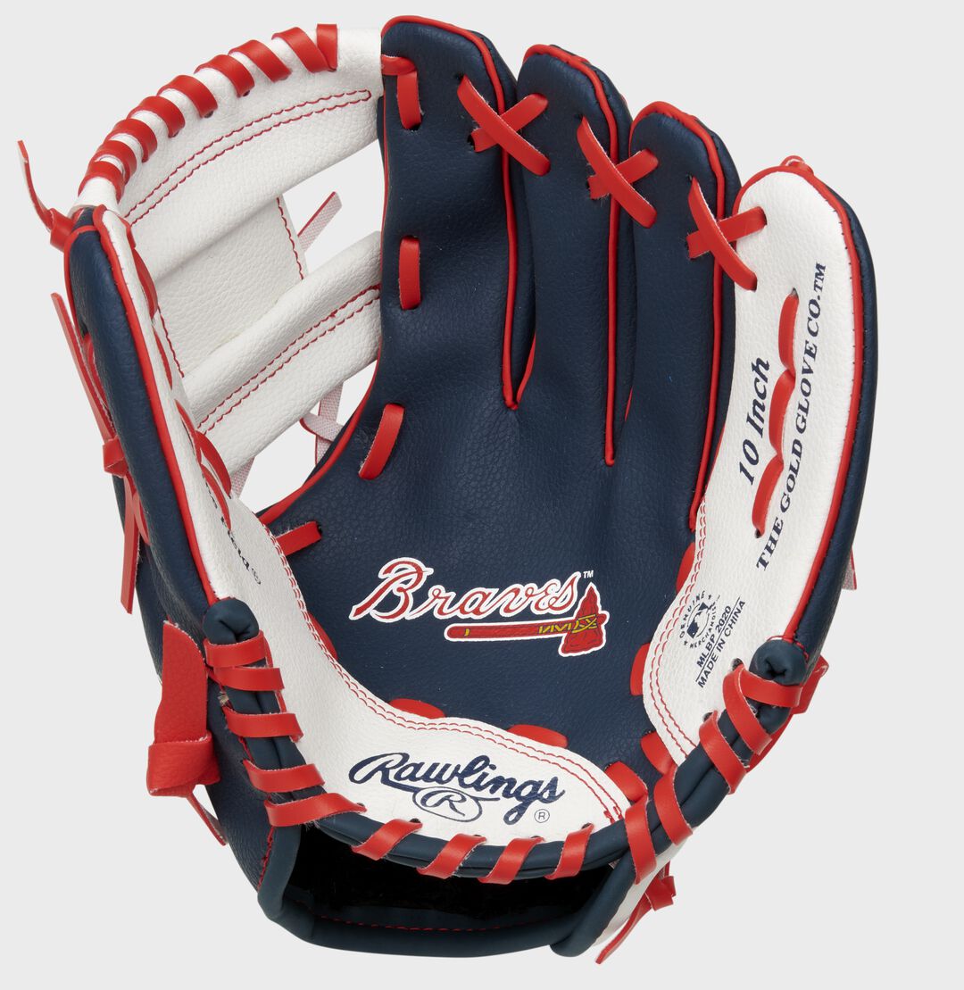Atlanta Braves 10-Inch Team Logo Glove - Rawlings