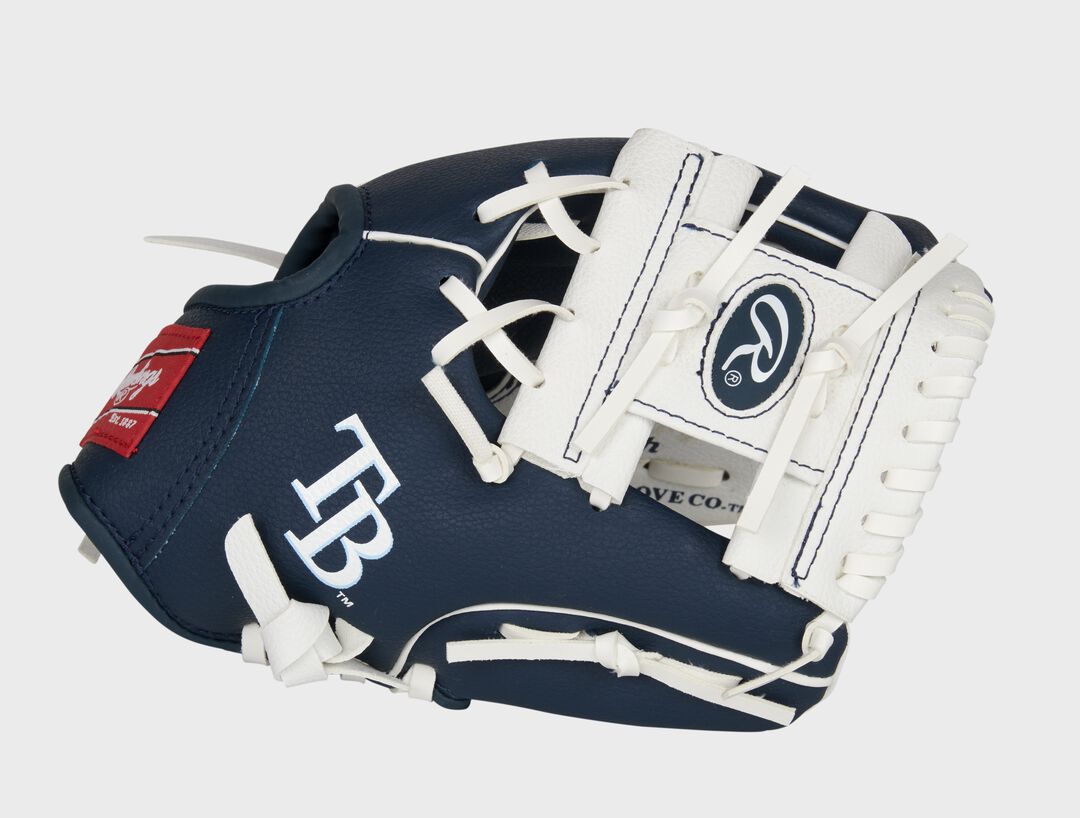 Tampa Bay Rays 10-Inch Team Logo Glove - Rawlings