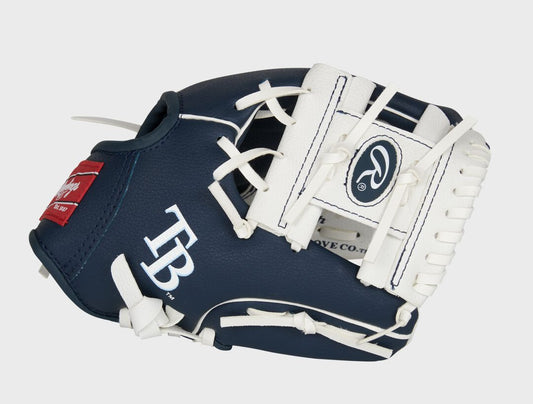 Tampa Bay Rays 10-Inch Team Logo Glove - Rawlings