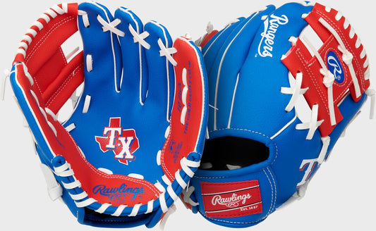 Texas Rangers 10-Inch Team Logo Glove - Rawlings