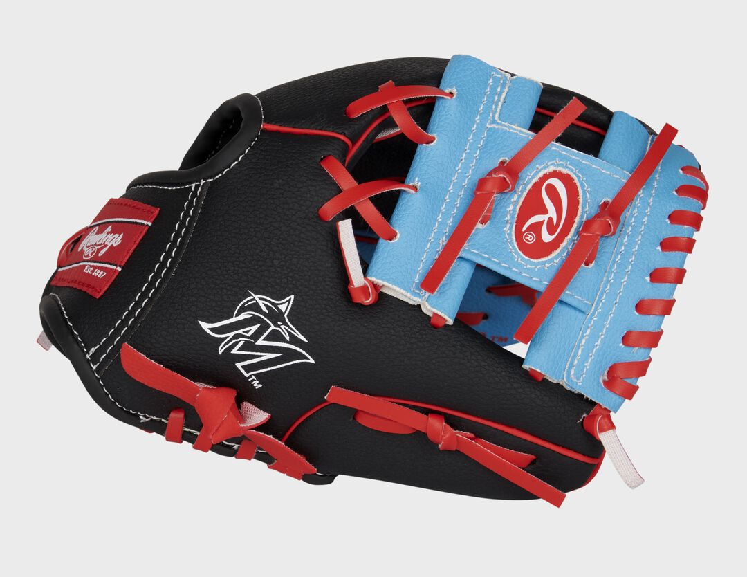 Miami Marlins 10-Inch Team Logo Glove - Rawlings