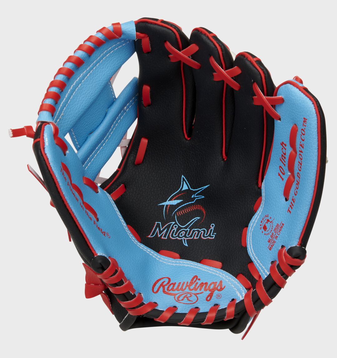 Miami Marlins 10-Inch Team Logo Glove - Rawlings