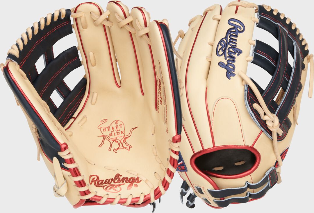 12.75-Inch Heart of the Hide Outfield Fastpitch Glove - Rawlings
