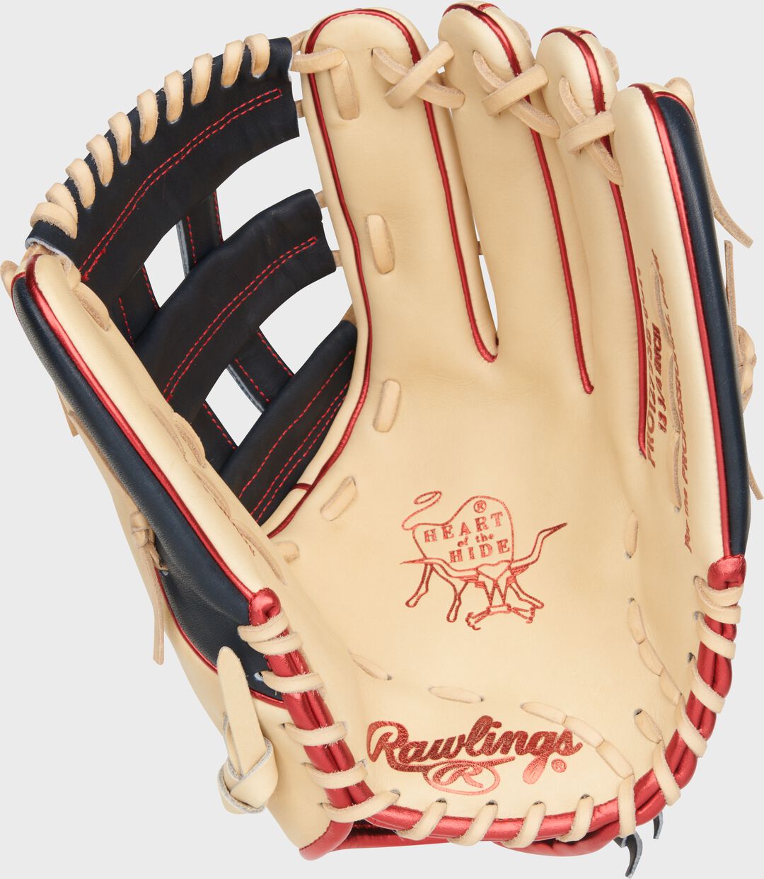 12.75-Inch Heart of the Hide Outfield Fastpitch Glove - Rawlings