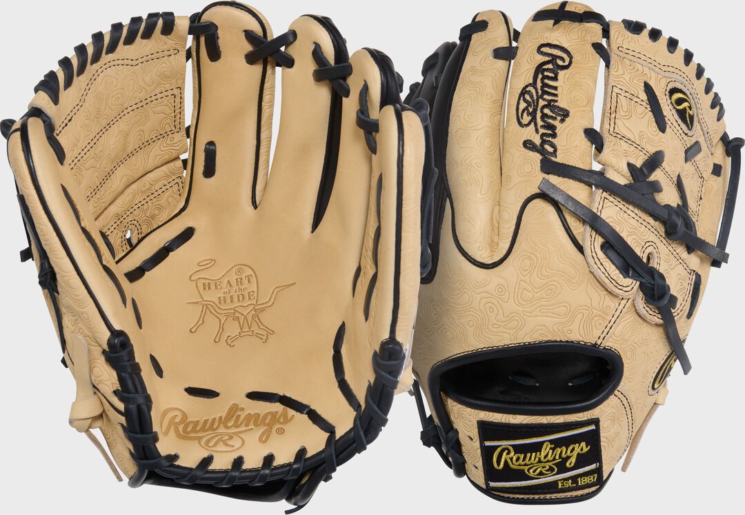Heart of the Hide 11.75-inch Topo Print Wing Tip Glove - Rawlings