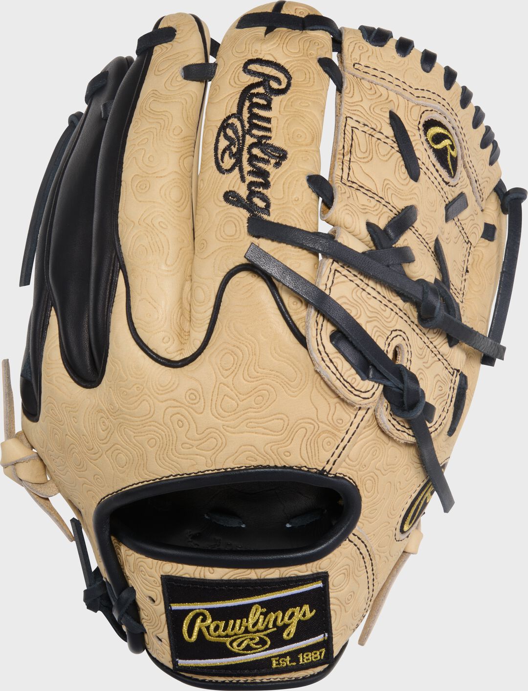 Heart of the Hide 11.75-inch Topo Print Wing Tip Glove - Rawlings