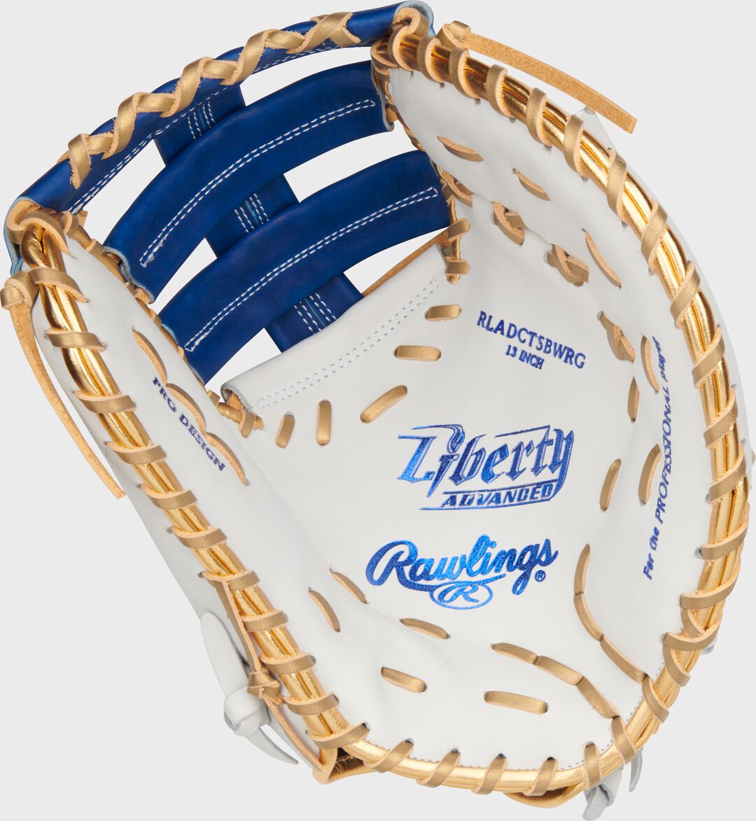 Liberty Advanced Color Series 13 in 1st Base Mitt White/Royal - Rawlings
