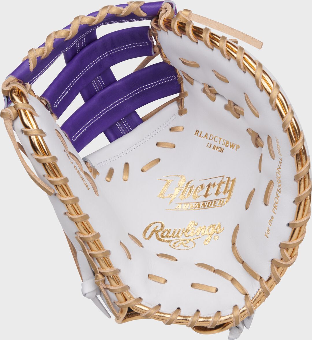 Liberty Advanced Color Series 13 in 1st Base Mitt White/Purple - Rawlings