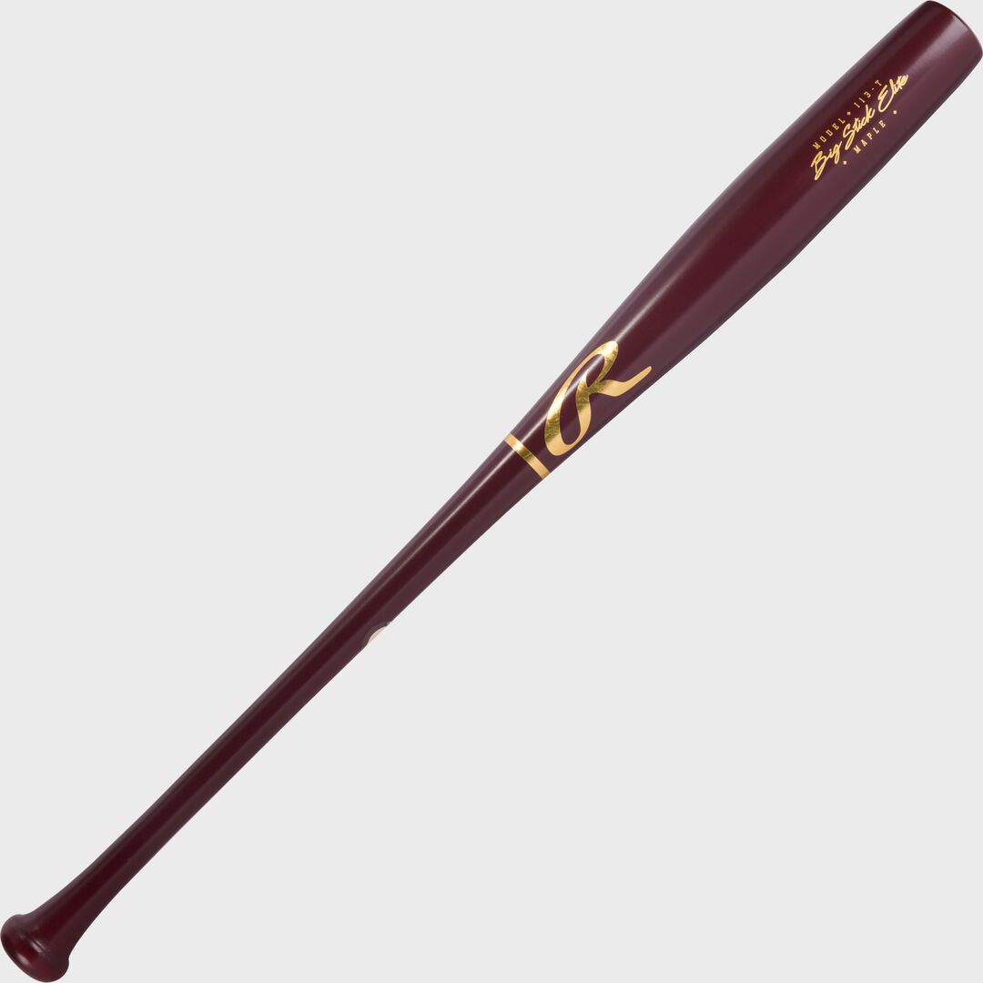 Big Stick Elite I13T Torpedo Barrel Wine Maple Wood Bat - Rawlings