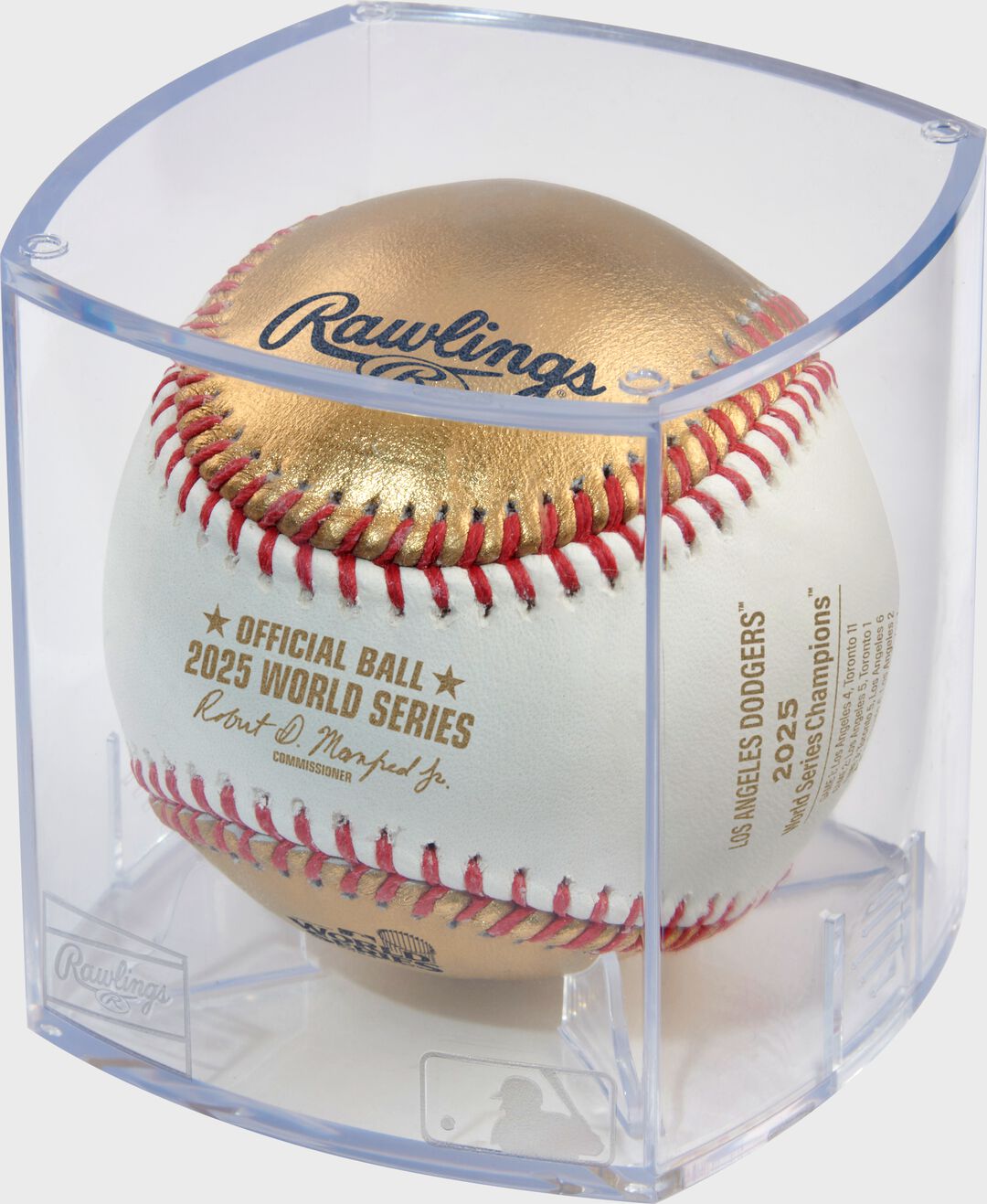 MLB 2025 World Series Champions Baseball Los Angeles Dodgers 1 Ball - Rawlings