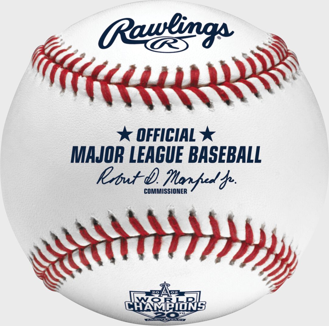 MLB Los Angeles Angels World Series Champions 20th Anniversary Baseball - Rawlings