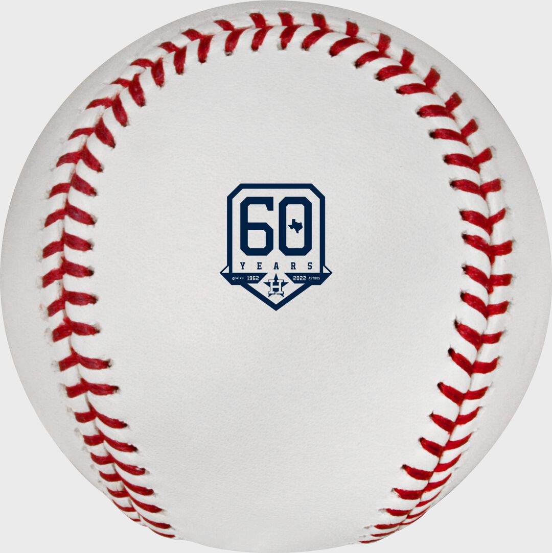 MLB 2022 Houston Astros 60th Anniversary Baseball - Rawlings