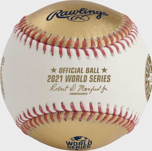 MLB 2021 Gold World Series Dueling Baseball - Rawlings