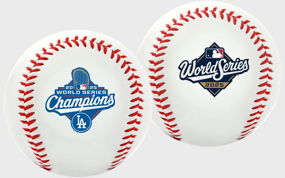 2025 Los Angeles Dodgers World Series Champions White Replica Baseball - Rawlings