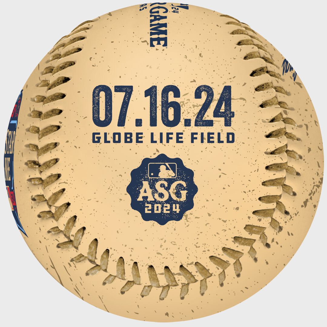 2024 MLB All-Star Game Gold Replica Baseball 1 Ball - Rawlings