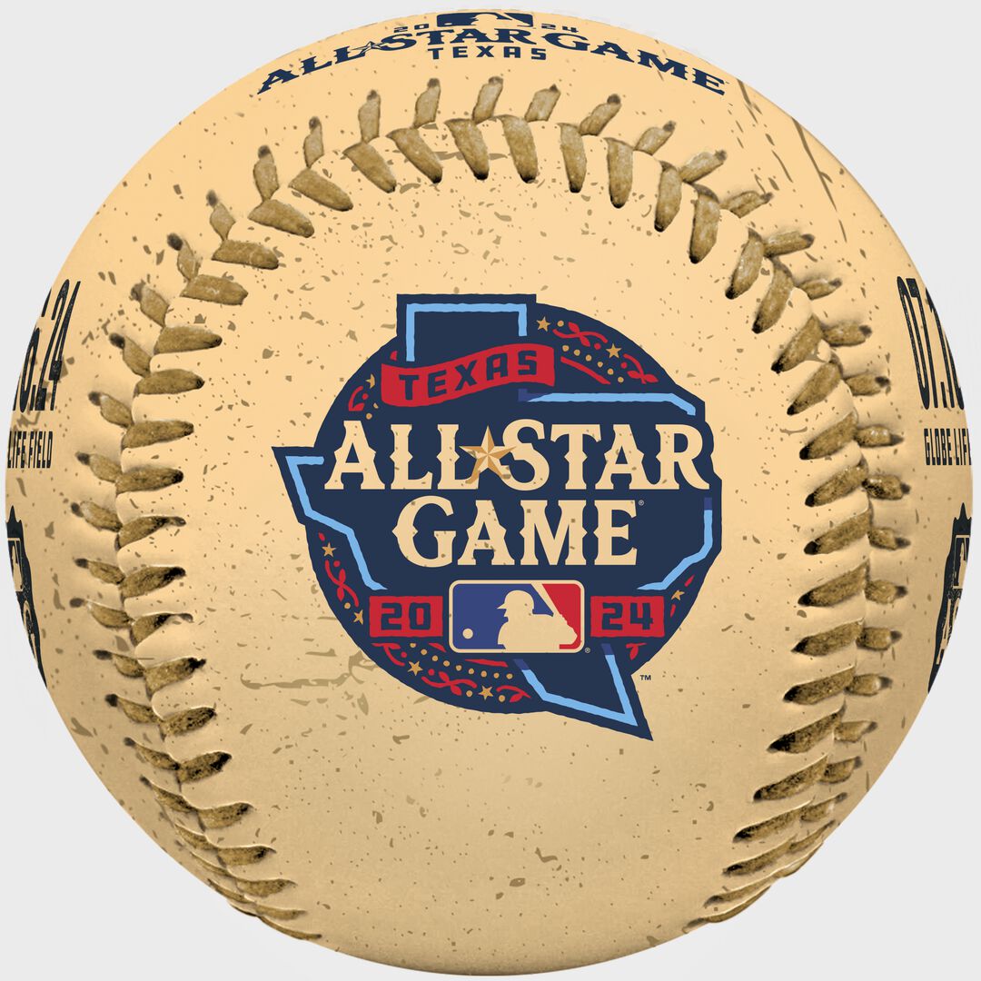 2024 MLB All-Star Game Gold Replica Baseball 1 Ball - Rawlings