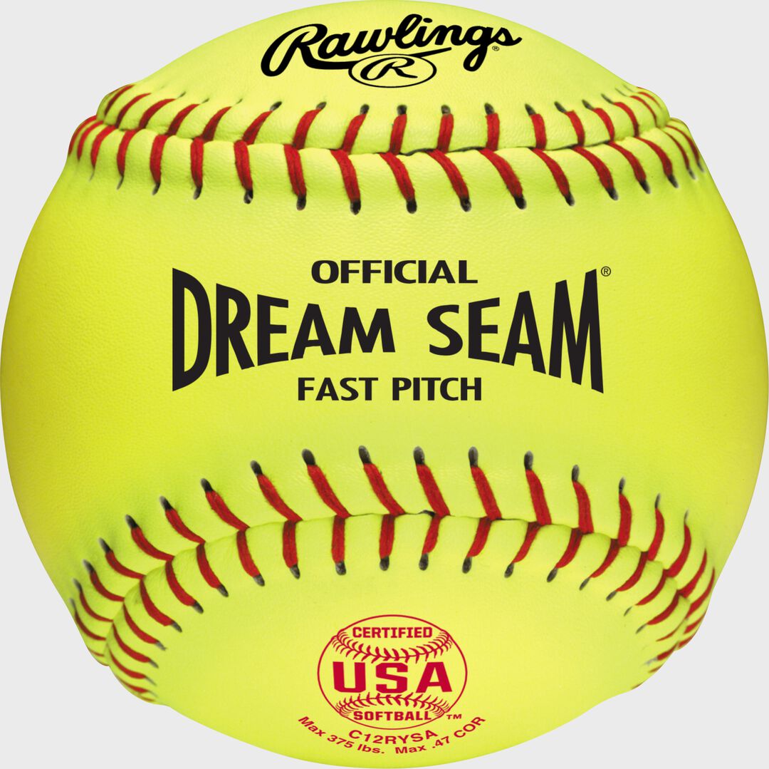 USA Official 12" Softballs 3 Pack or Dozen - Rawlings