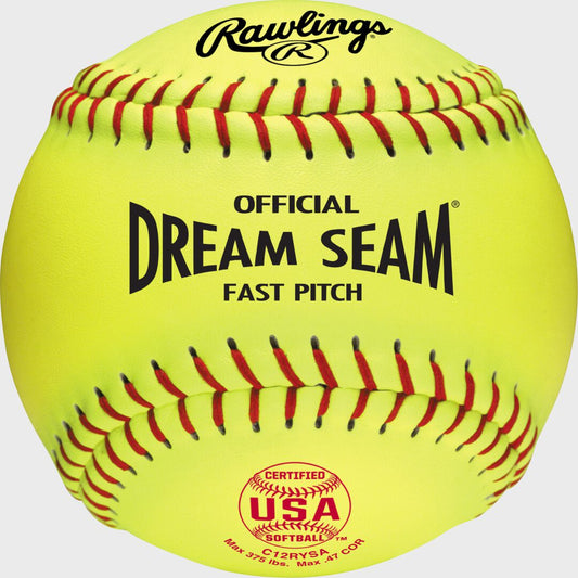USA Official 12" Softballs 3 Pack or Dozen - Rawlings