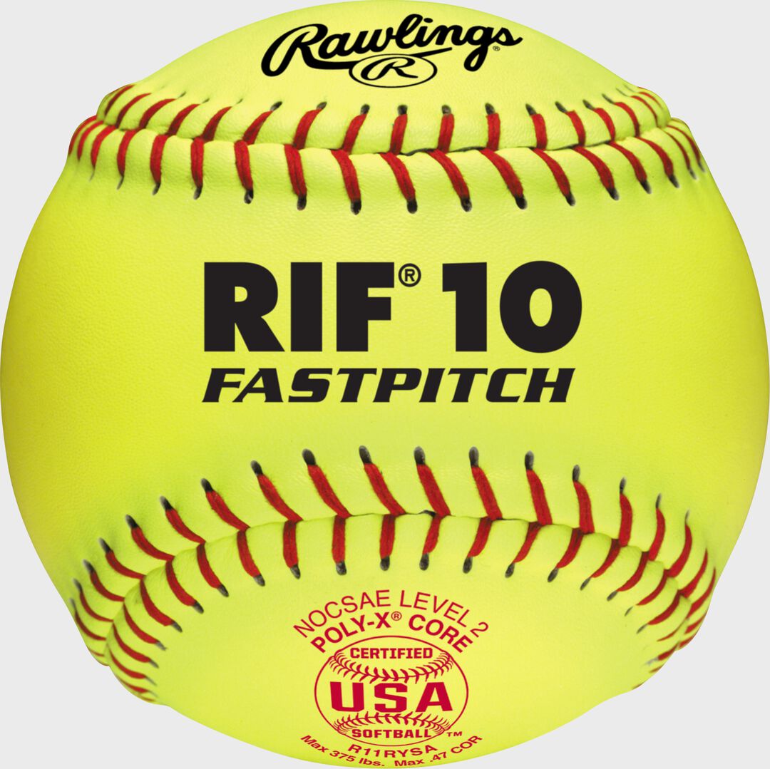 USA RIF 10 Official 11" Softballs - Rawlings
