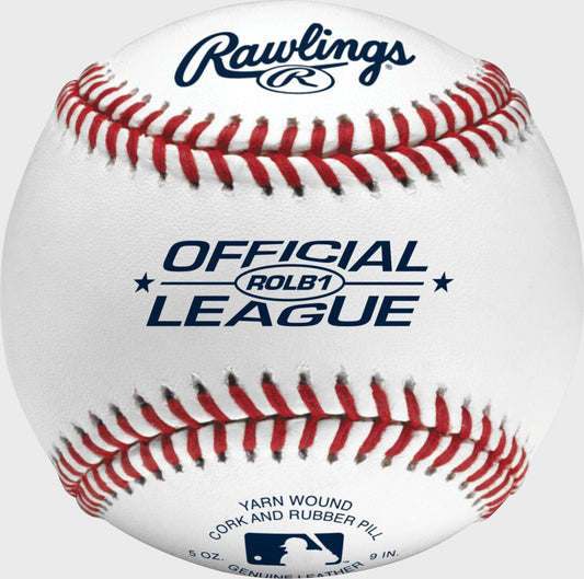 Official League Competition Grade Baseballs 1 3 6 Pack or Dozen - Rawlings