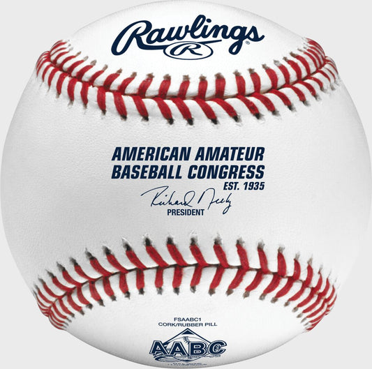 American Amateur Baseball Congress Flat Seam Baseball FSAABC1 - Rawlings