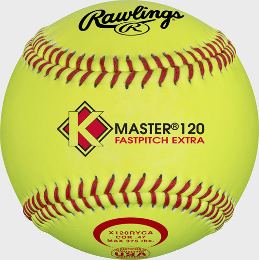 Rawlings 12-Inch Syco K-Master 120 Stitch Softball Dozen - Rawlings