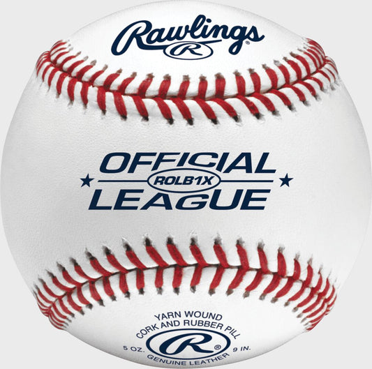 Official League Competition Grade Practice Baseballs 3 6 Pack or Dozen - Rawlings