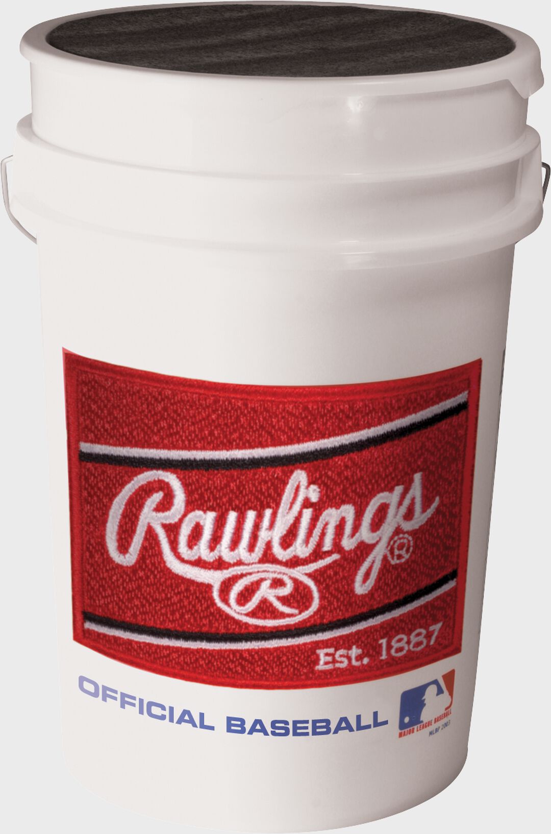 Bucket of Official League Competition Grade Practice Baseballs - Rawlings